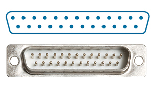 Sub-D 25 EEG Headcaps