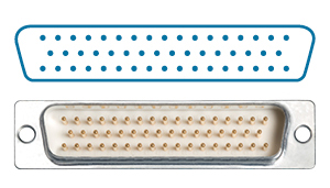 Sub-D 50 EEG Headcaps