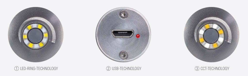 The LuxaScope Auris LED Otoscope from Luxamed combines elegant design, precision craftsmanship, and cutting-edge LED innovation. Crafted with high-quality materials and refined aluminium accents, this otoscope is as functional as it is visually distinctive. Each detail is designed to meet the highest professional standards in modern diagnostics.